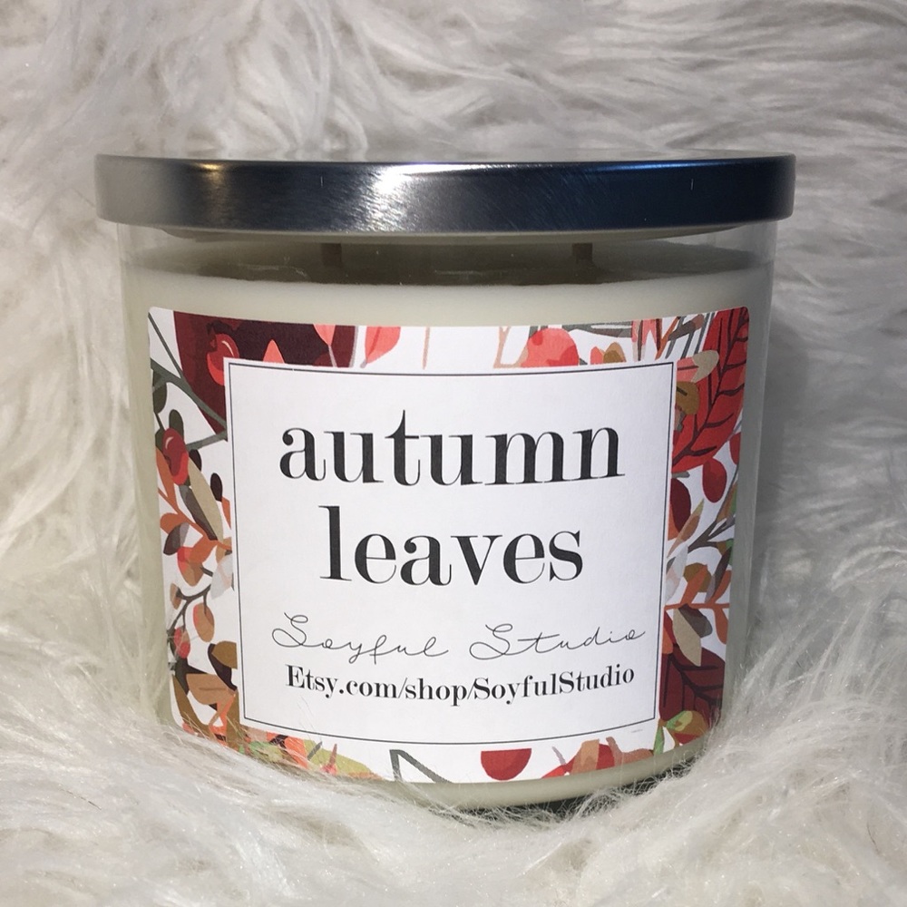 Autumn leaves soy candle - Picture 2 of 5